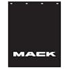 Mack Logo Mud Flap 24" x 30" - Black With White Logo