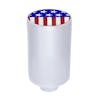 3" Chrome US Flag Emblem Air Valve Knob