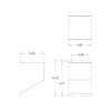 Stainless Steel Beacon Mount Bracket Dimensions View