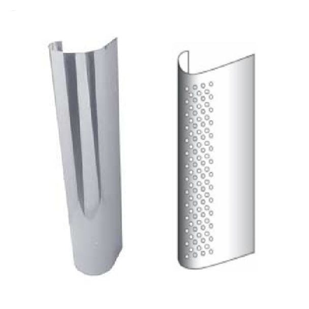 10" Stainless Steel Aerodynamic Muffler Guard Heat Shield 60" Long DEF