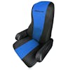 Kenworth T680 T880 Form Fitting Factory Seat Cover - Black and Blue