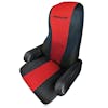 Redline Form-Fitting International ProStar Truck Seat Covers (Black with Red Accents)