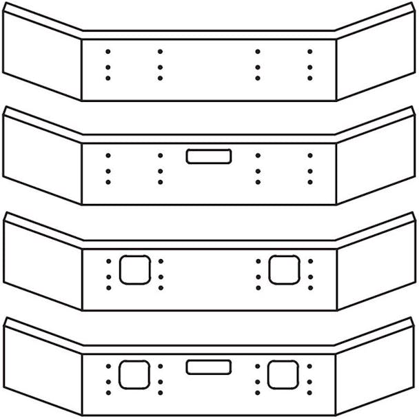 Mack Granite CTP713 GU713 Break Back Bumper Options