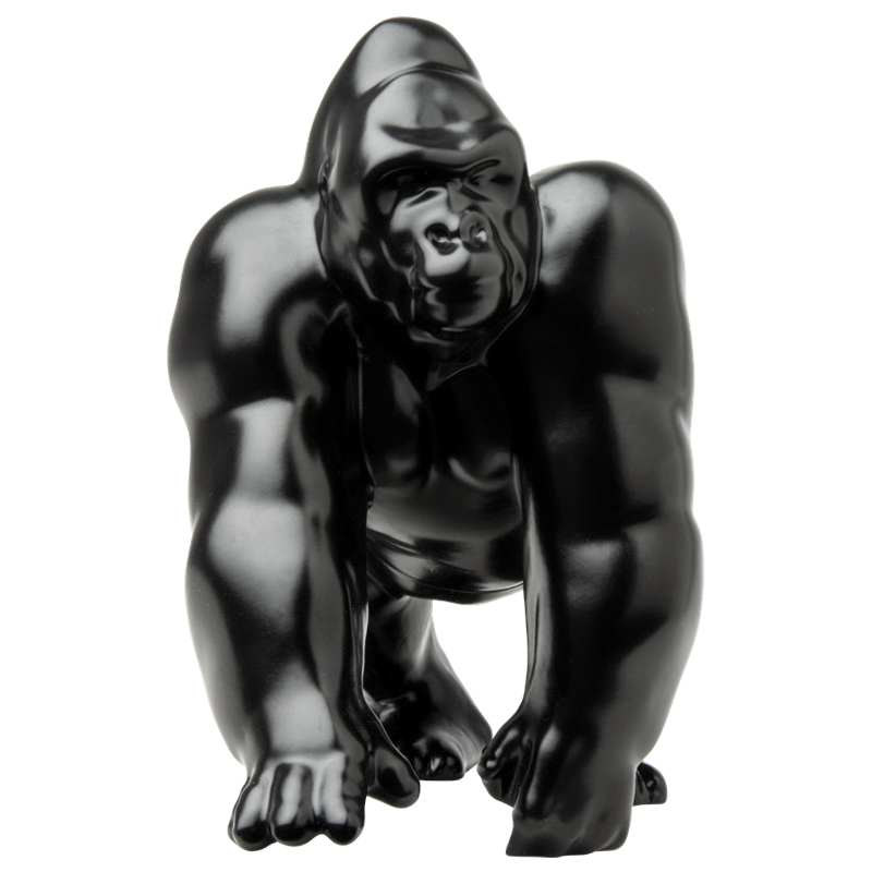 Matte Black Gorilla King Hood Ornament By Grand General - Raney's