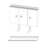 Stainless Steel Door Enclosed Headache Rack - Tarp Tray
