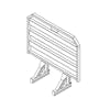 Open Aluminum Semi-Truck Headache Rack -