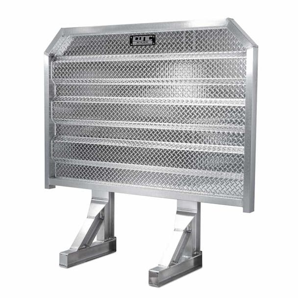 Open Aluminum Semi-Truck Headache Rack