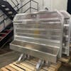 Open Aluminum Headache Rack With Full Width Tray - 3/4 View Warehouse
