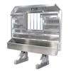 Open Aluminum Headache Rack With Full Width Trays For Semi Trucks