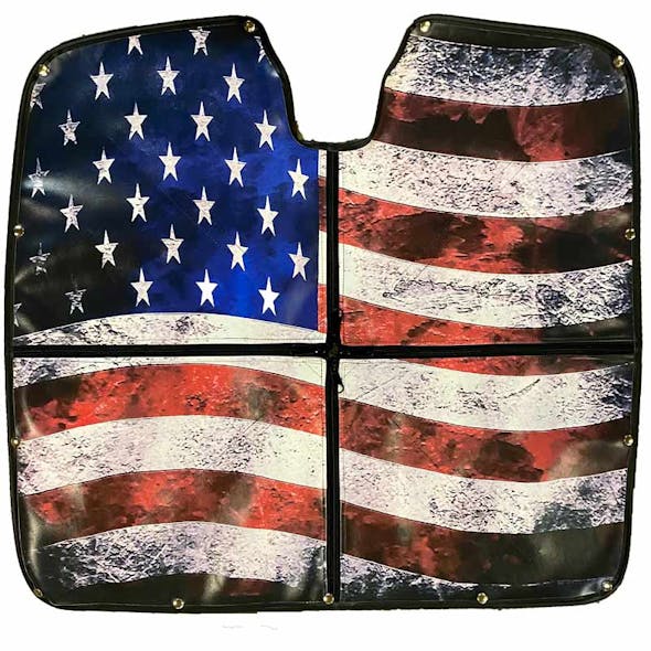Kenworth Old Glory Flag Premium Winterfront