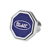 Peterbilt Oval Logo Tractor Trailer Air Brake Knob (Blue, Octagon)