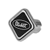 Peterbilt Oval Logo Tractor Trailer Air Brake Knob (Black, Square)