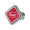 Peterbilt Oval Logo Tractor Trailer Air Brake Knob (Red, Square)