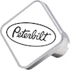 Peterbilt Oval Logo Tractor Trailer Air Brake Knob(white)