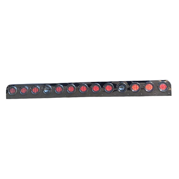 Rounded Rear Light Bar With Pre-Drilled Mud Flap Flange By Brunner Fabrication - Default