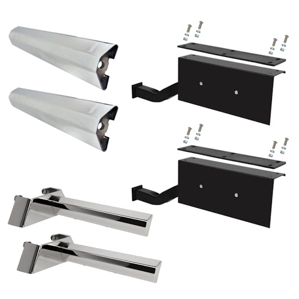 Hogebuilt Peterbilt 2005+ Low Air 22.5" 24.5" 11R Full Tandem Fender Mounting Kit