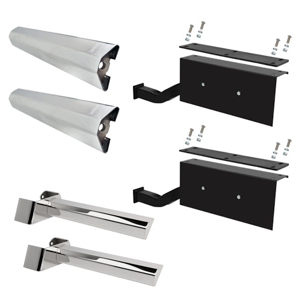 Hogebuilt Peterbilt Air Trac 24.5" 11R Full Tandem Fender Mounting Kit