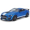 2020 Mustang Shelby GT 500 Blue With White Racing Stripes Main