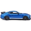 2020 Mustang Shelby GT 500 Blue With White Racing Stripes Passenger View