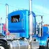  Peterbilt Ultracab Fatback 6” Day Cab Conversion Kit-Mounted Blue