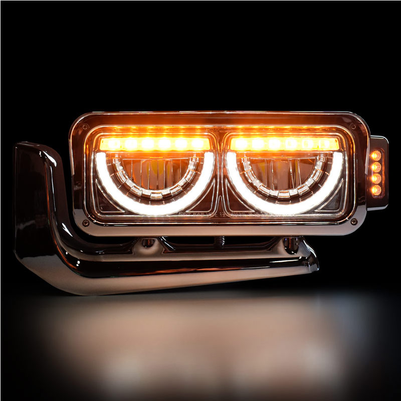 Peterbilt 359 367 379 389 567 589 LED Headlight Assembly