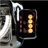 Peterbilt 359 367 379 389 567 589 LED Headlight Assembly with Half Moon DRL Feature and Custom Mounting Arm - Side Mounted Turn Signal