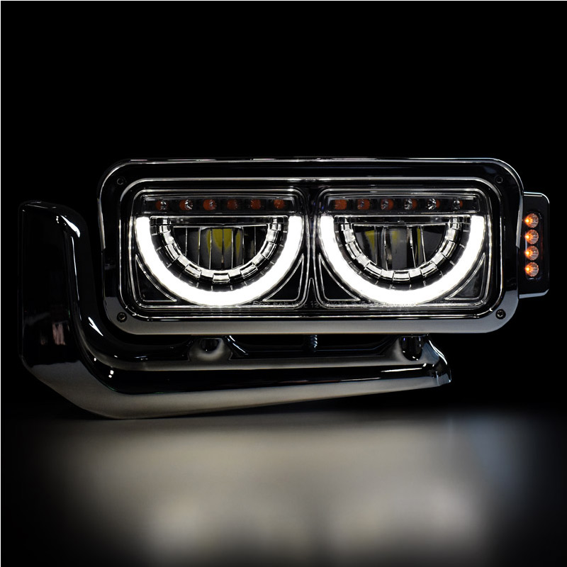 Peterbilt 359 367 379 389 567 589 LED Headlight Assembly
