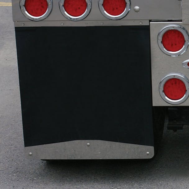 Stainless Steel Bottom Angled Mud Flap Weights Bolt-On Style