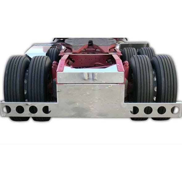 34" Wide Universal Rear T-Bar & Panel With Light Cut Outs