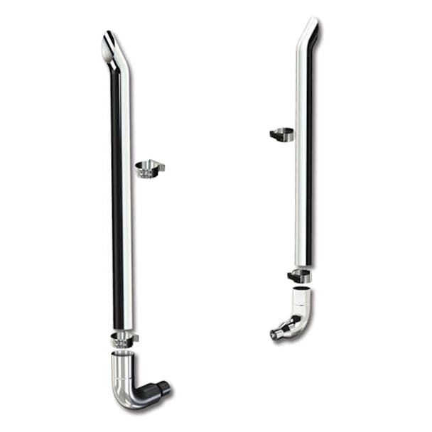 Freightliner Classic FLD 7" Chrome Exhaust Kit by RoadWorks