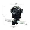 Universal Aerodynamic Side View Camera (Dimensions with Bracket)