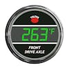 Truck Front Axle Temperature Smart Teltek Gauge Green