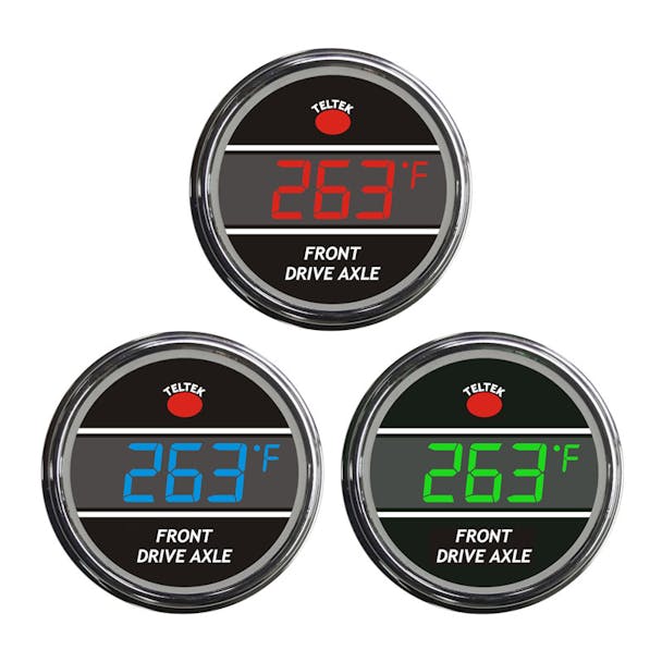 Truck Front Axle Temperature Smart Teltek Gauge