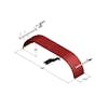 Minimizer 9020 Series Poly Super Single Truck Tandem Fenders - Dimensions