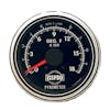 Semi Truck Pyrometer Gauge By ISSPRO - chrome 3"