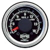 Semi Truck Pyrometer Gauge By ISSPRO - chrome 2"