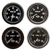 Semi Truck 3 3/8"Electric Tachometer Gauge By ISSPRO - 3k - 4k black and chrome