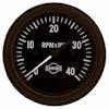Semi Truck 3 3/8"Electric Tachometer Gauge By ISSPRO - 4k black