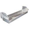 Aluminum Dunnage Rack for Step Deck Trailers By Heavy Duty Ramps - Front View