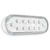 6" Oval 12 LED Dual Color Red STT And Green Marker Light - Side