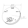 Grote WhiteLight 4" LED Dome Light - Drawing