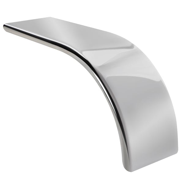 Super Single Stainless Steel Wide Tire Half Tandem Fender Pair