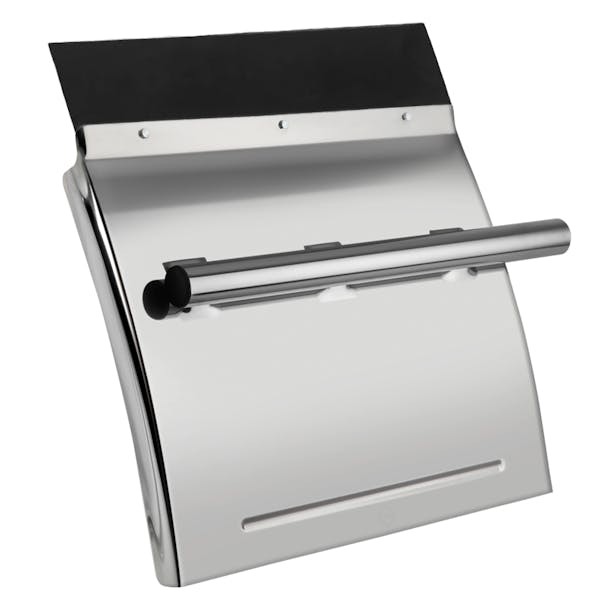 24" Semi Truck 18 Gauge Stainless Steel Quarter Fenders With Mounting Posts