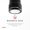Slyde King Rechargeable Flashlight And Work Light By Nebo - Magnetic Base