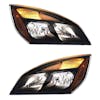 Freightliner Cascadia 2018+ New Body Style Halogen Blackout Headlights
