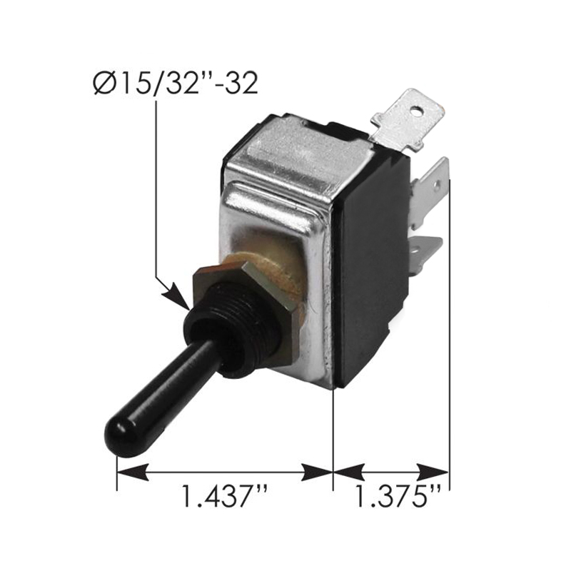 Peterbilt SPDT Toggle Switch 1604831 8956K647 - Raney's