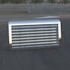 International 4700 (1989 - 2001) Louvered Front Grill (On Asphalt)