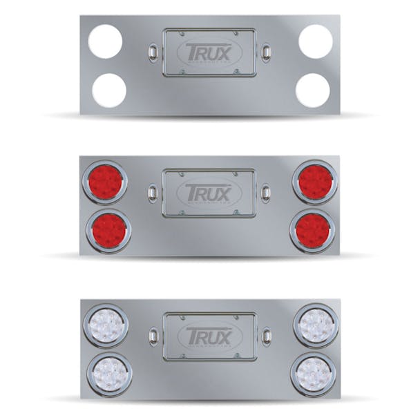 Rear Center Panel With 4 Light Holes All Options