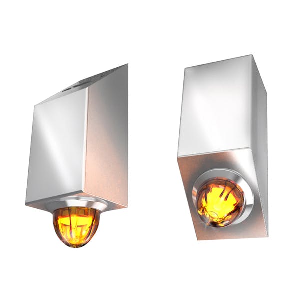 Lollipop 3/4" Mini Watermelon LED Light Brackets - Default