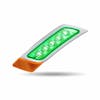 Peterbilt 567 579 587 Dual Revolution Fender Turn Signal LED Light - Green